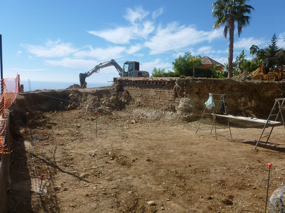 digging for renovation