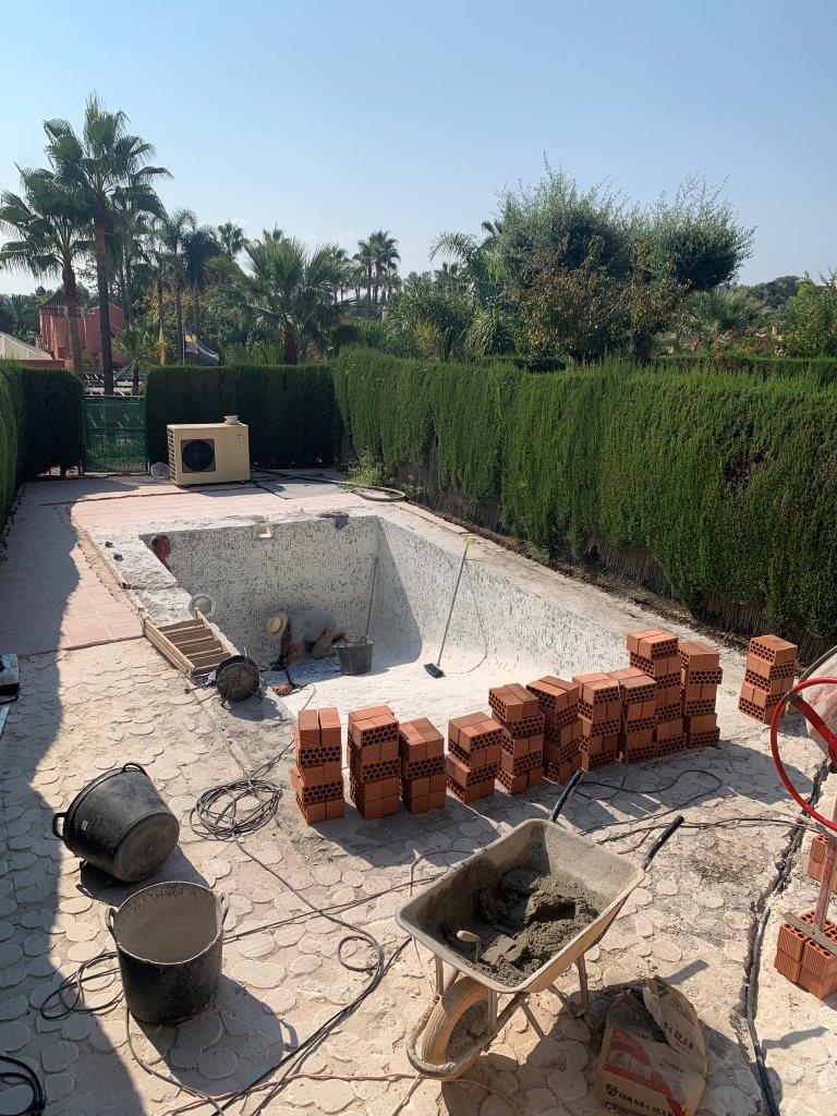 pool building work