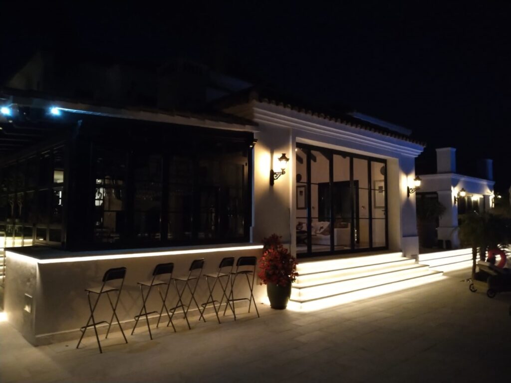 Installation of new LED lighting