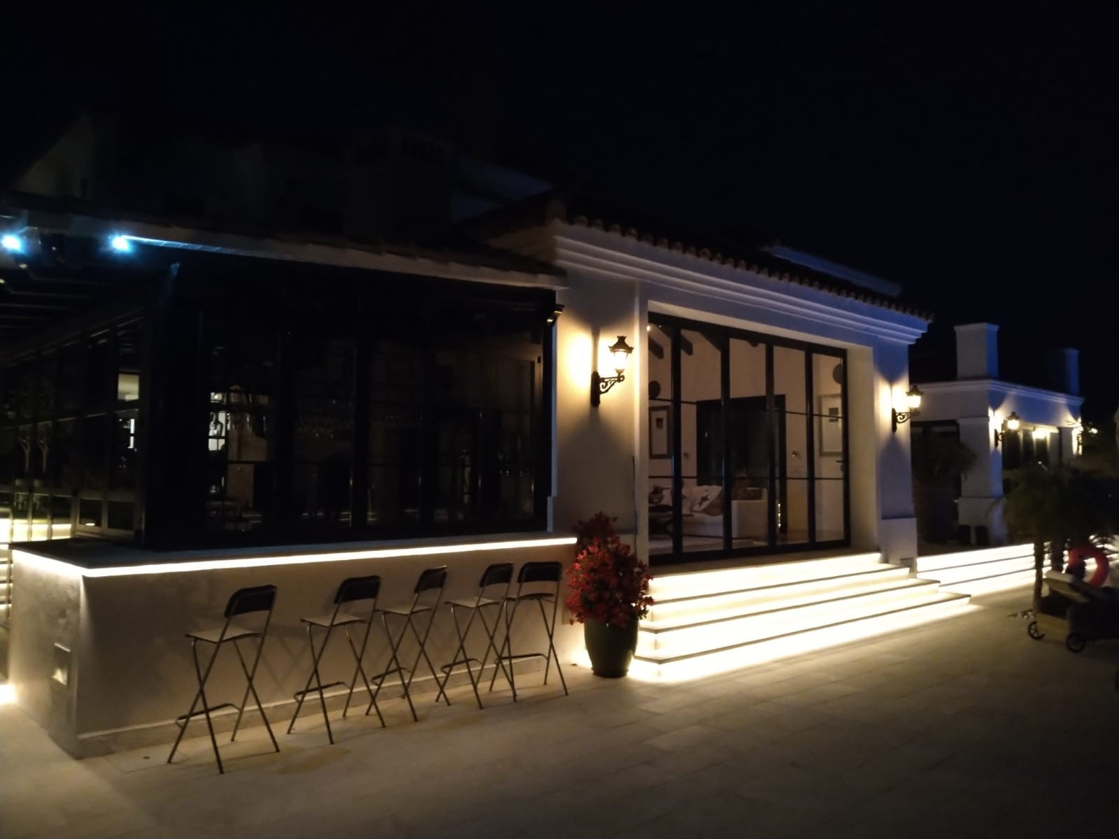 Installation of new LED lighting