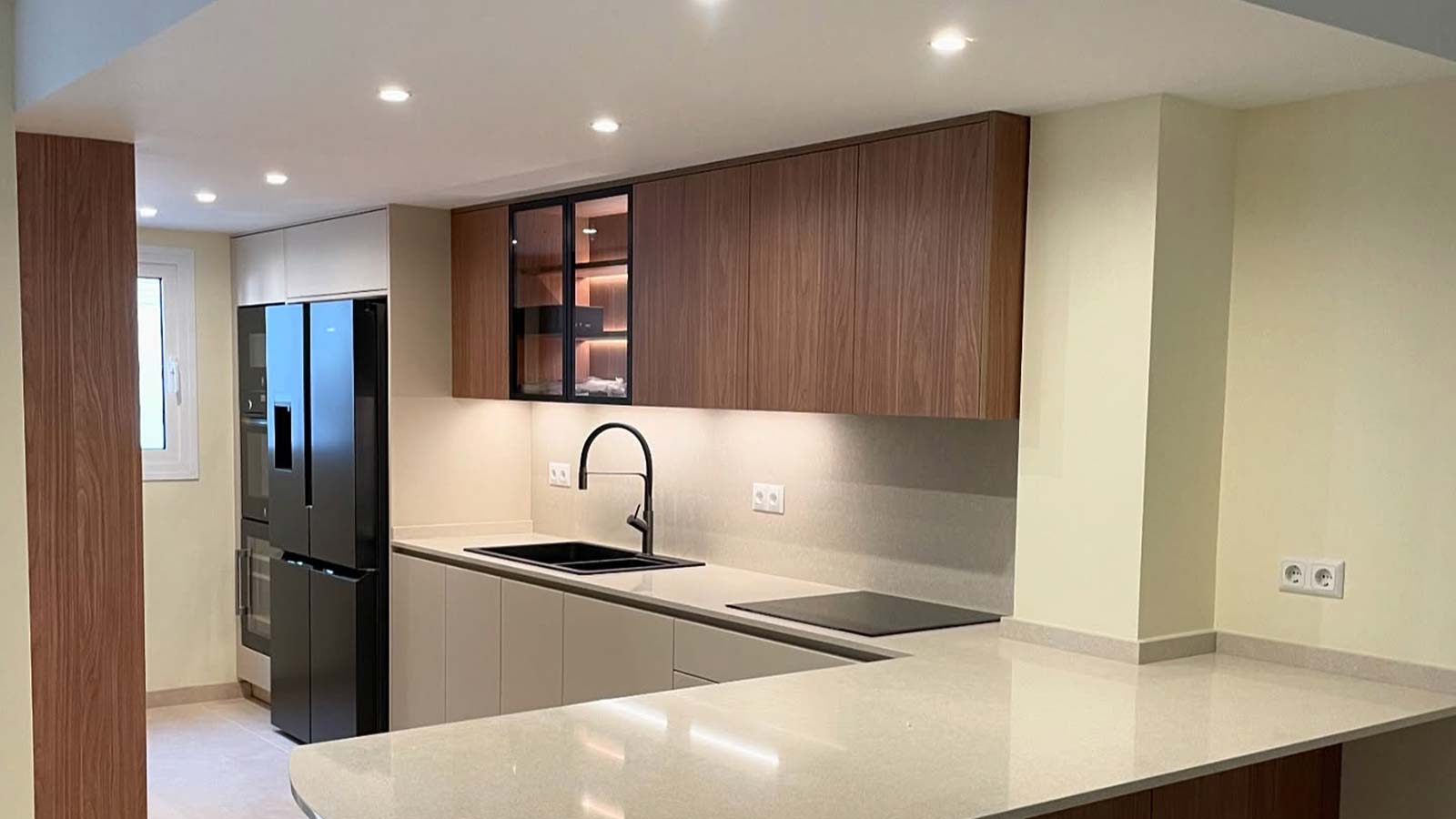 New fitted kitchen in a villa